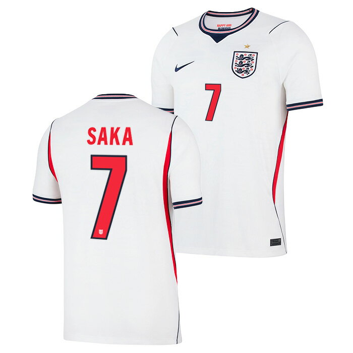 乐天商城 - ●イングランド代表 2026 ホーム 半袖 ユニフォーム No.7 サカ【NIKE/ナイキ】【サッカー ウエア レプリカユニフォーム】(IB5290-100/7S)【店頭受取対応商品】