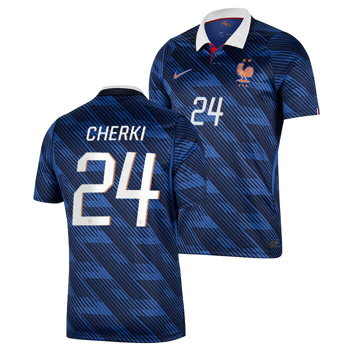 樂天商城 - ●フランス代表 2026 ホーム 半袖 ユニフォーム No.24 シェルキ【NIKE/ナイキ】【サッカー ウエア レプリカユニフォーム】(IB5300-480/24C)【店頭受取対応商品】