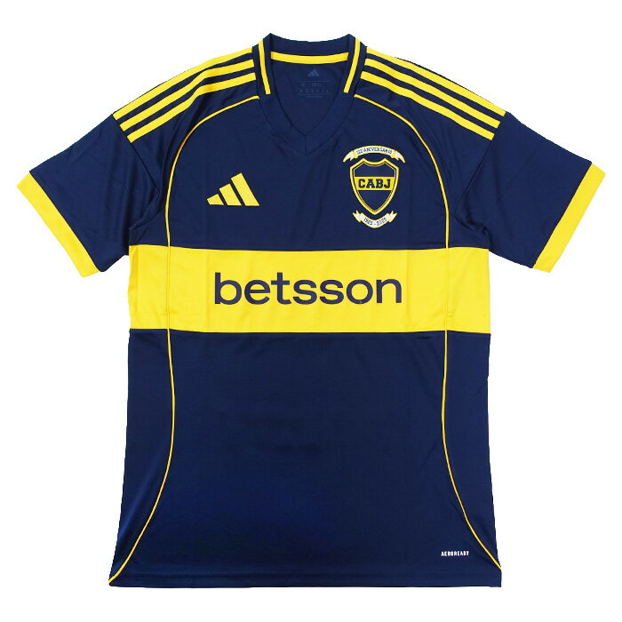 ○ボカ・ジュニアーズ 25-26 ホーム 半袖 120周年記念 ユニフォーム 【adidas/アディダス】【サッカー ウエア レプリカユニフォーム】(JJ4298)【店頭受取対応商品】