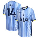 ●【Spring Sale】★SALE★セール★トッテナム 24-25 アウェイ 半袖 ユニフォーム No.14 グレイ【NIKE/ナイキ】【サッカー ウエア ...