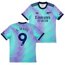 ●【Spring Sale】★SALE★セール★アーセナル 24-25 サード 半袖 ユニフォーム No.9 ジェズス【adidas/アディダス】【サッカー ウ...
