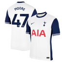 ●【Summer Sale】★SALE★セール★トッテナム 24-25 ホーム 半袖 ユニフォーム No.47 ムーア【NIKE/ナイキ】【サッカー ウエア レ...