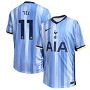 ●【Summer Sale】★SALE★セール★トッテナム 24-25 アウェイ 半袖 ユニフォーム No.11 テル【NIKE/ナイキ】【サッカー ウエア レ...