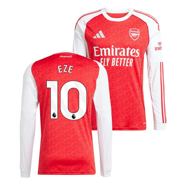 National Teams - ●アーセナル 25-26 ホーム 長袖 ユニフォーム No.10 エゼ【adidas/アディダス】【サッカー ウエア レプリカユニフォーム】(JI9536/10E_WH)【店頭受取対応商品】