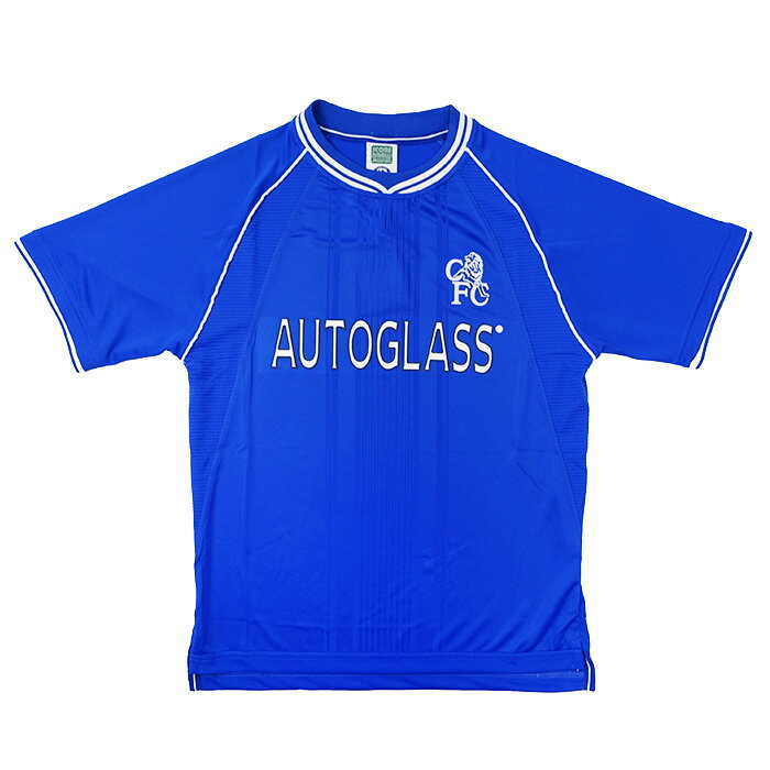 ●チェルシー 99-01 ホーム 半袖 レトロ ユニフォーム (復刻モデル)【SCORE DRAW/スコアドロー】【サッカー ウエア レプリカユニフォーム】(CHEL00HPYSS)【店頭受取対応商品】