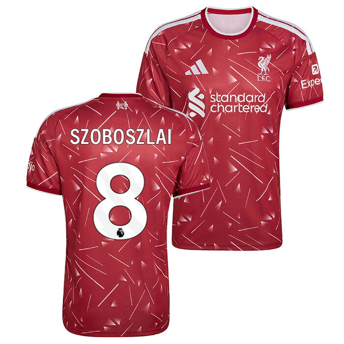 乐天商城 - ◆●リバプール 26-27 ホーム 半袖 ユニフォーム No.8 ソボスライ【adidas/アディダス】【サッカー ウエア レプリカユニフォーム】(KA6852/8S_WH)【予約：7月下旬〜順次発送予定】