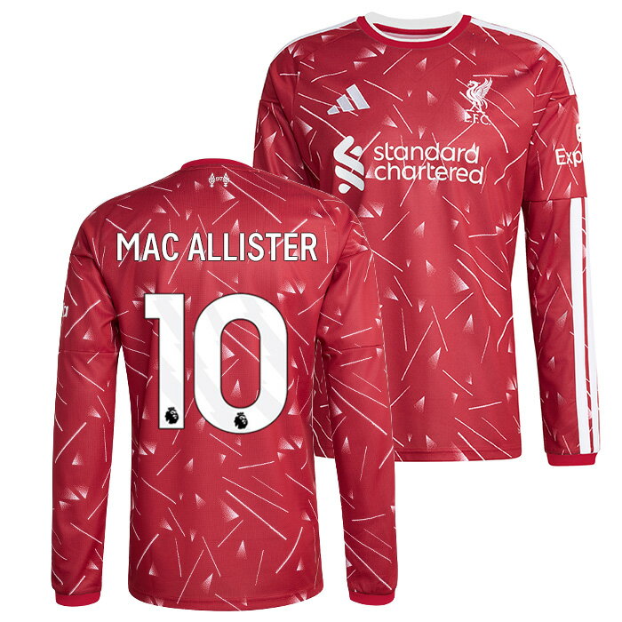 National Teams - ◆●リバプール 26-27 ホーム 長袖 ユニフォーム No.10 マック・アリスター【adidas/アディダス】【サッカー ウエア レプリカユニフォーム】(KB8268/10M_WH)【予約商品：6月上旬発売開始予定～/7月上旬以降～順次発送予定】
