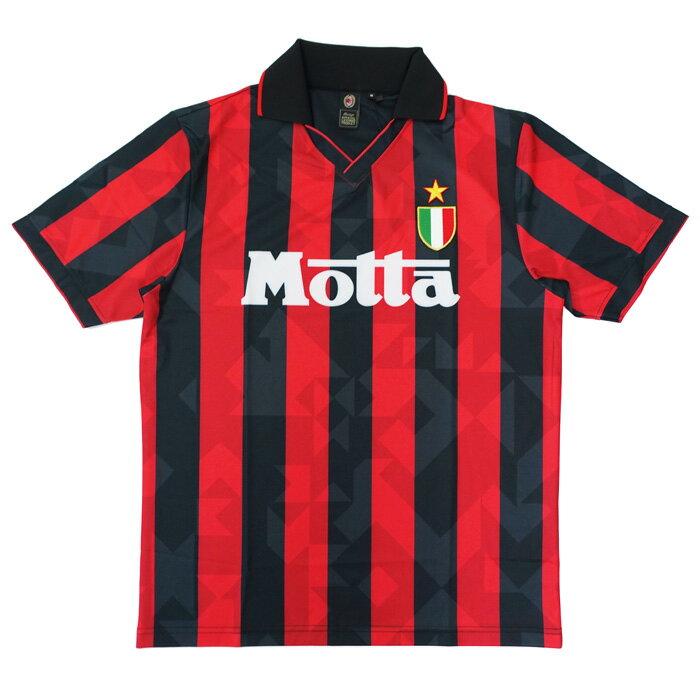 ●ACミラン 93-94 ホーム 半袖 レトロ ユニフォーム (復刻モデル)【COPA/コパ】【サッカー ウエア レプリカユニフォーム】(2137)【店頭受取対応商品】