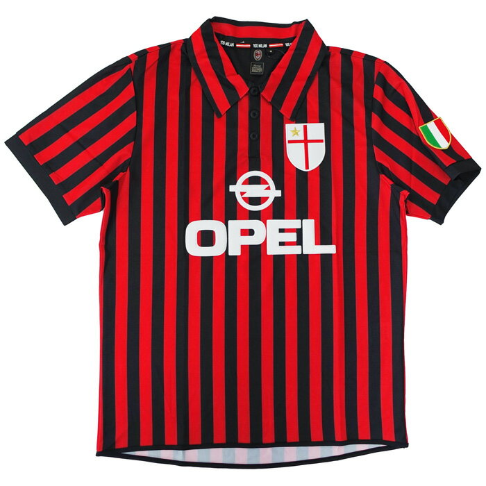 ●ACミラン 99-00 ホーム 半袖 100周年記念 レトロ ユニフォーム (復刻モデル)【COPA/コパ】【サッカー ウエア レプリカユニフォーム】(2145)【店頭受取対応商品】