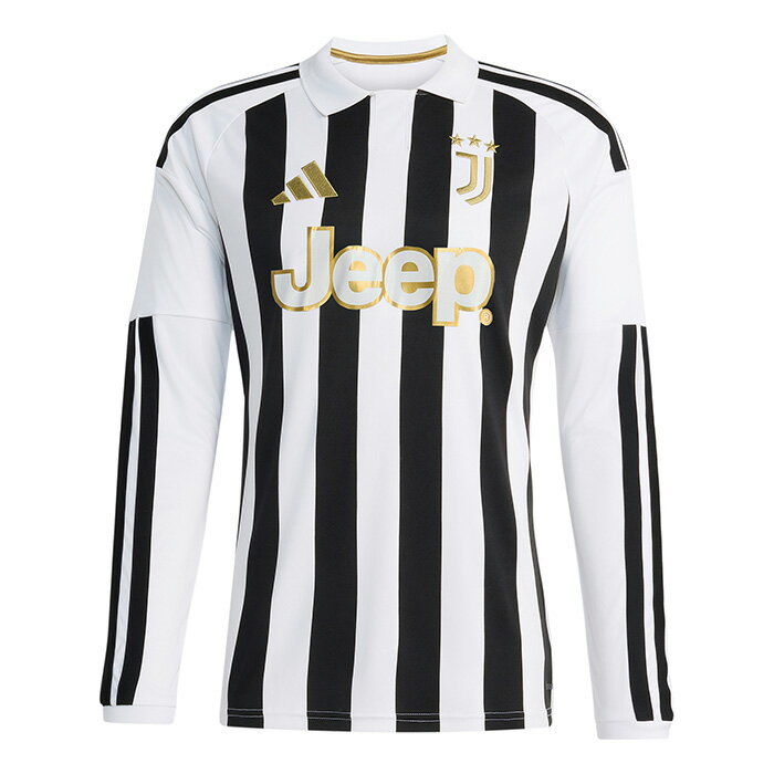乐天商城 - ●ユベントス 26-27 ホーム 長袖 ユニフォーム【adidas/アディダス】【サッカー ウェア レプリカユニフォーム】(KC1316)【店頭受取対応商品】【オフィシャルマーク対応】