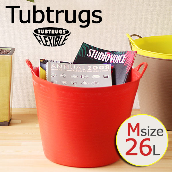 TUBTRUGS タブトラッグス Mサイズ 26L【レッドゴリラ ゴリラタブ バスケット 収納かご カゴ バケツ】