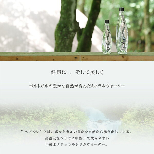 【ポイント10倍】healsi ヘアルシ ナチュラルシリカウォーター PET 500ml 12本【水 ミネラルウォーター 天然水 ラグジュアリー ペットボトル ホームパーティ プレゼント】 fcinterior-10010742 エフシーインテリア サンプル画像2