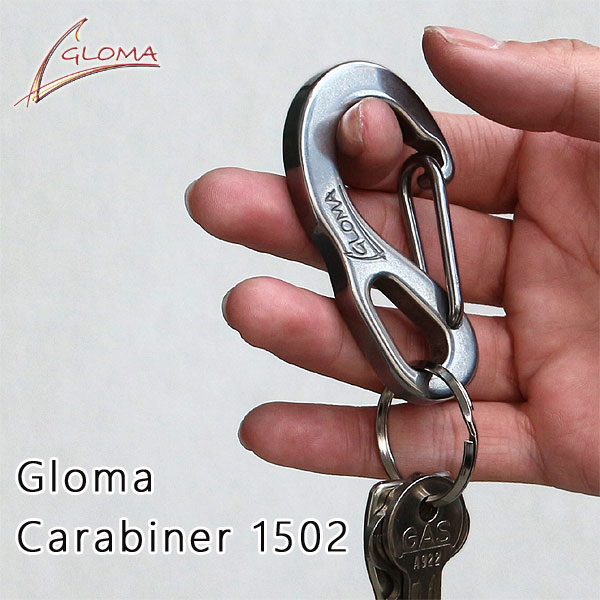 Rakuten - 【ポイント10倍】GLOMA グローマ カラビナ 1502【キーリング キーホルダー キーチェーン グローマノーティカ ギフト プレゼント】