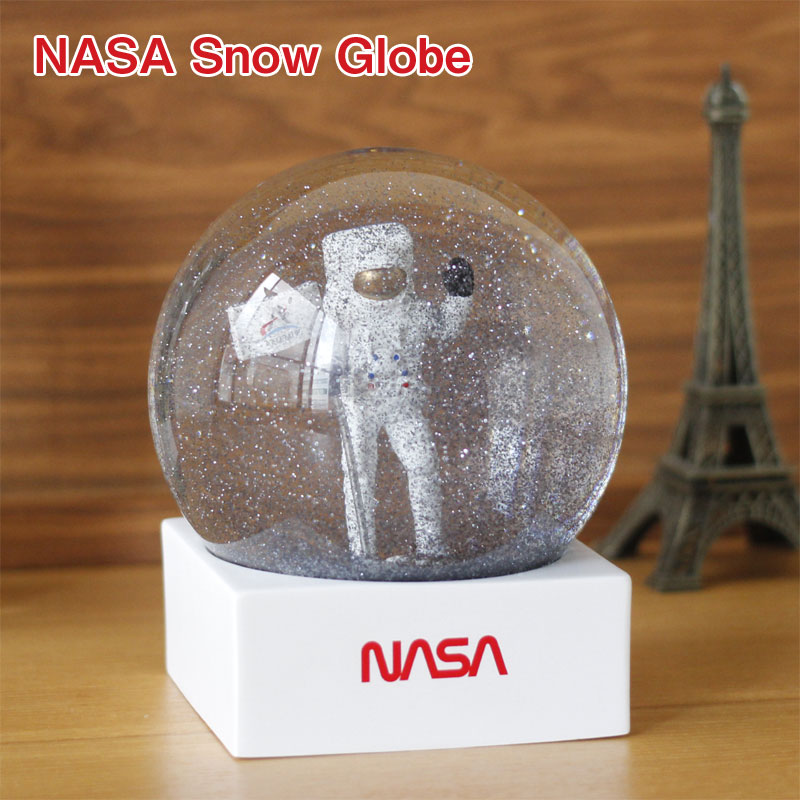 Rakuten - 【ポイント10倍】NASA SNOW GLOBE ナサ スノー グローブ【スノードーム 宇宙 オブジェ 置物 置き物 アストロノーツ】