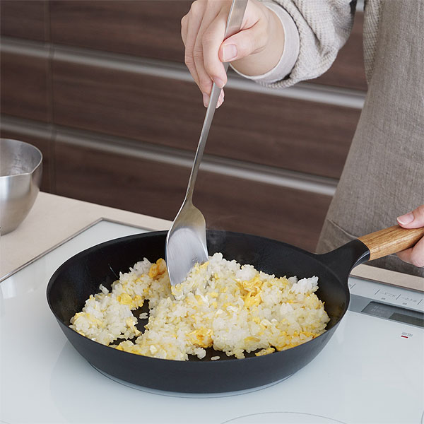 家事問屋 調理スコップ【ヘラ ターナー フライ返し フライパン返し 調理器具 キッチンアイテム 燕三条 ステンレス】 fcinterior-10010482 エフシーインテリア サンプル画像3