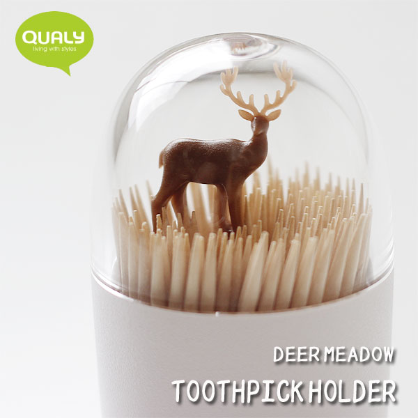 QUALY Toothpick Holder クオリー トゥースピックホルダー【爪楊枝入れ ようじ入 ...