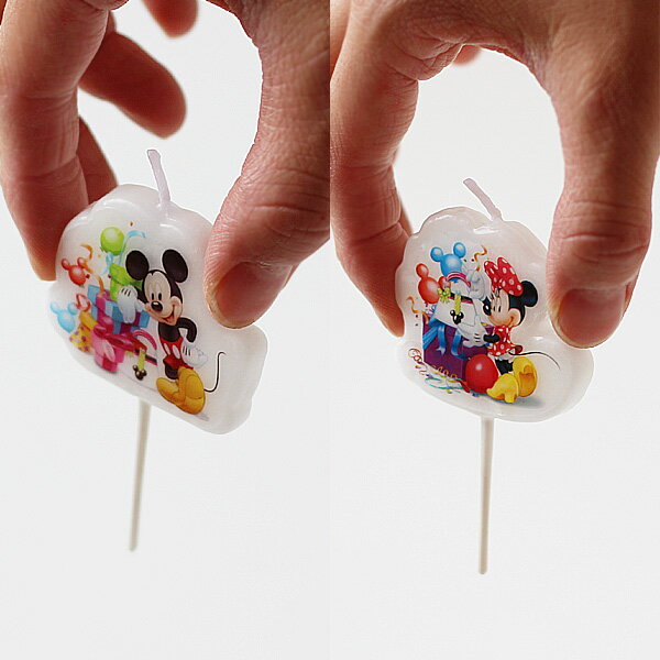 ディズニーキャラクターナンバーキャンドル【ミッキーマウス ミニーマウス 誕生日 パーティー ケーキ 数字】