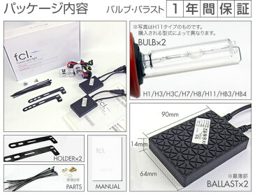 fcl HIDキット 55W超薄型バラスト シングルバルブ H3【安心1年保証/ HIDキット / HIDバルブ / 55W /ヘッドライト/ HIDキット /フォグ】HID キット】