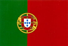 ポルトガル国旗ステッカー【フラッ