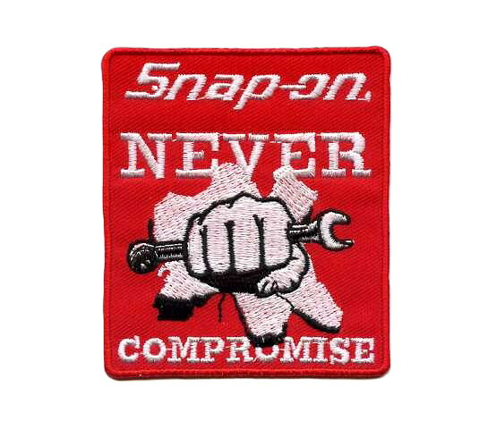 樂天商城 - Snap-on（スナップ・オン）輸入ワッペン NEVER（レッド）【工具メーカー 服飾】
