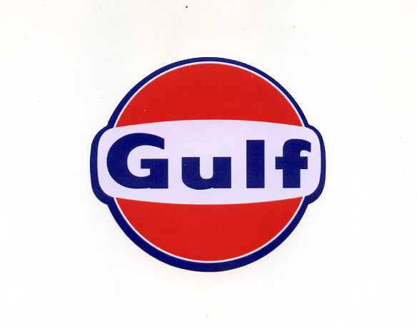 乐天商城 - Gulf 輸入ステッカー【オイルメーカー シール】