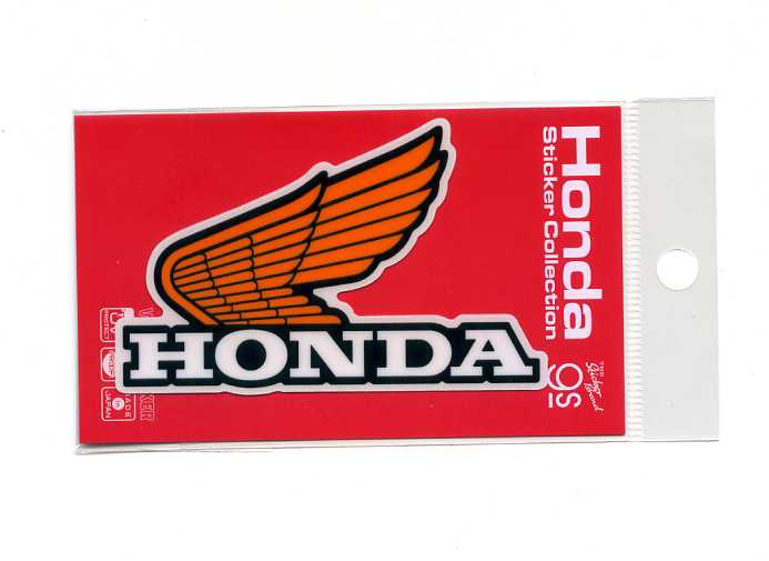 乐天商城 - HONDA ダイカットクリアステッカー（ウイングマーク　ロゴ）左向き【エンブレム シール バイク】