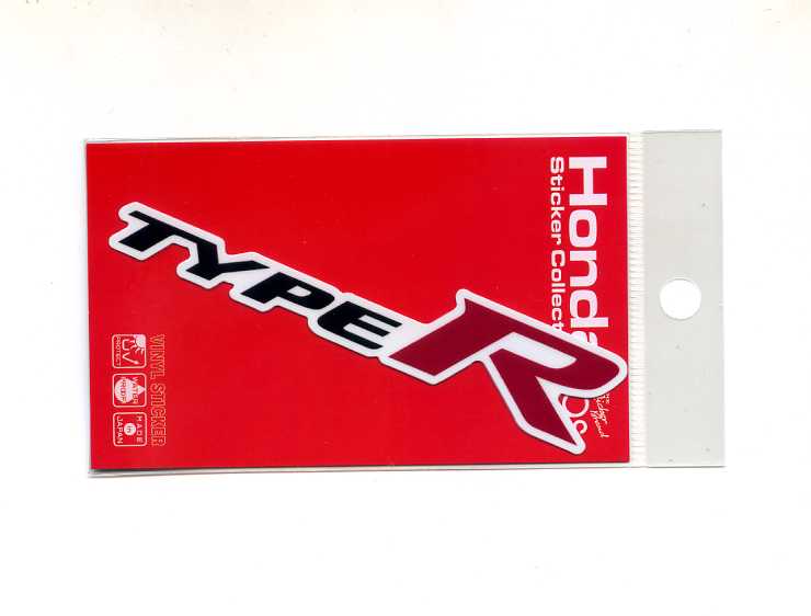 樂天商城 - HONDA ダイカットステッカー（ホンダ　ロゴ）TYPE R【エンブレム シール 】