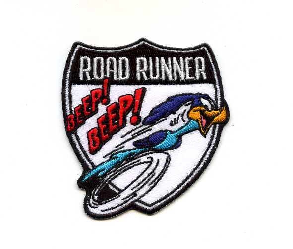 RORD RUNNER(ロード・ランナー)ワッペン　シールド【イラスト キャラクター】