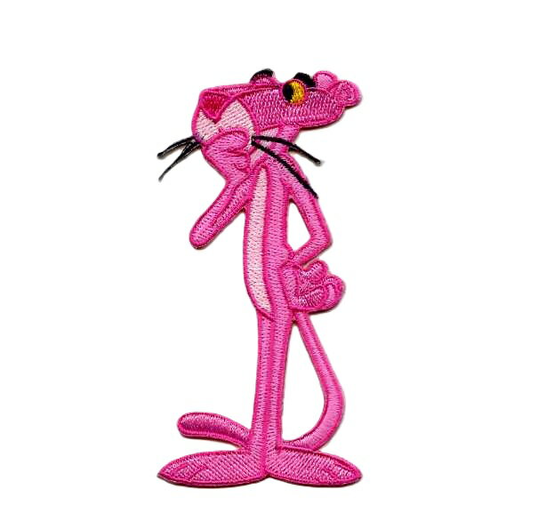 乐天商城 - PinkPanther（ピンクパンサー） 輸入ワッペン スタンディング【刺繍パッチ キャラクター】