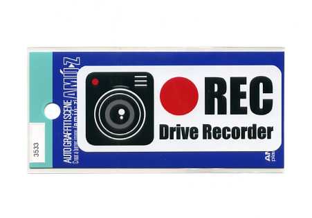 樂天商城 - Drive Recorder RECステッカー【事故 あおり運転防止 サイン】