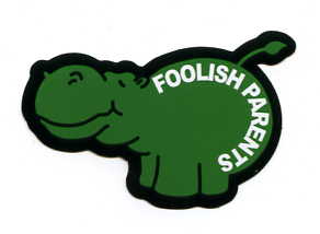 PROVERBステッカー 親馬鹿【ことわざ イラスト】