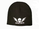 ニットキャップ ANGEL SKULL刺繍デザイン【アウトドア 防寒】(4)