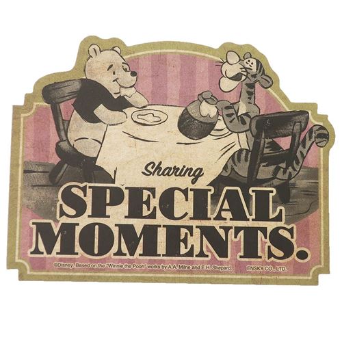 くまのプーさんトラベルステッカー SPECIAL MOMENTS【ディズニー キャラクター シール】