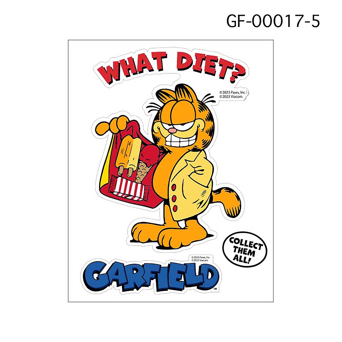 乐天商城 - GARFIELD（ガーフィールド）ステッカー （No5）【キャラクター シール】