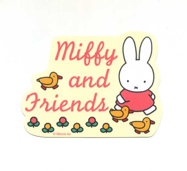 樂天商城 - miffy(ミッフィー) ステッカー　みんなでおさんぽ 【キャラクター シール】
