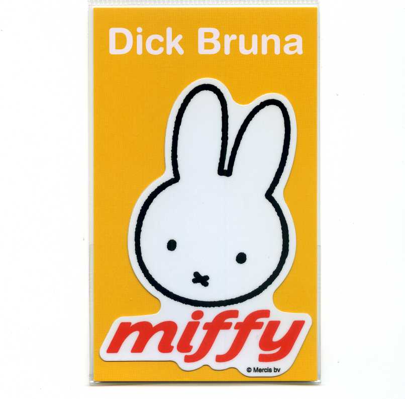 樂天商城 - miffy(ミッフィー) ステッカー　フェイス 【キャラクター シール】