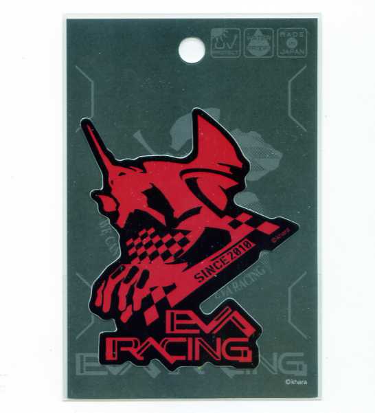 樂天商城 - エヴァンゲリオン ステッカー EVA RACING【キャラクター シール】