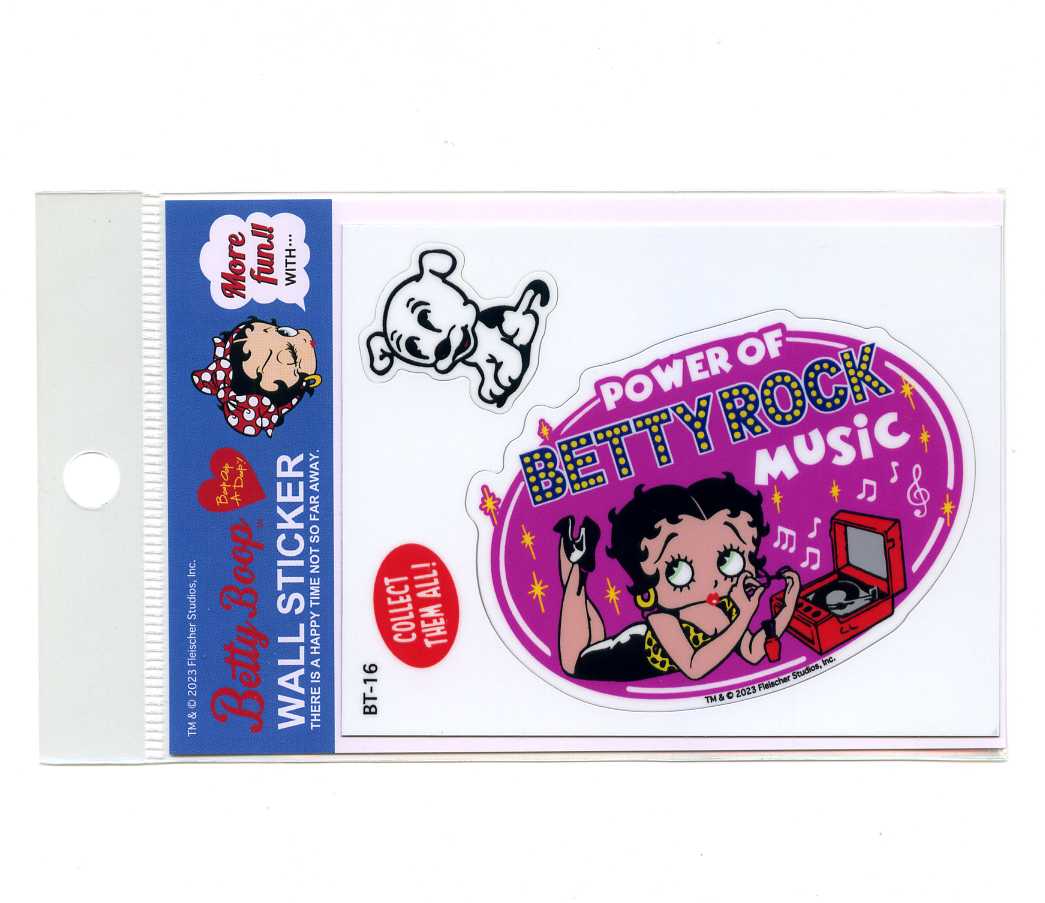 樂天商城 - Betty Boop（ベティ・ブープ）ステッカー　BT16【WALL STICKER】