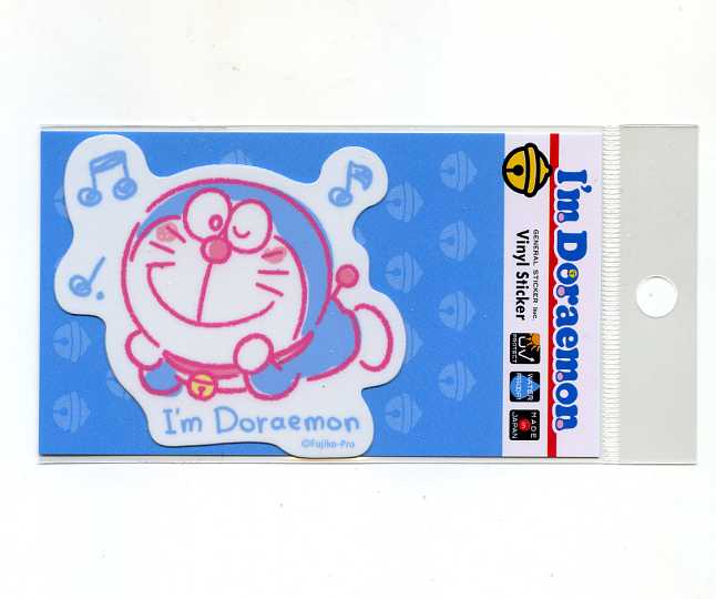 ドラえもん ステッカー リラックス【キャラクター シール】