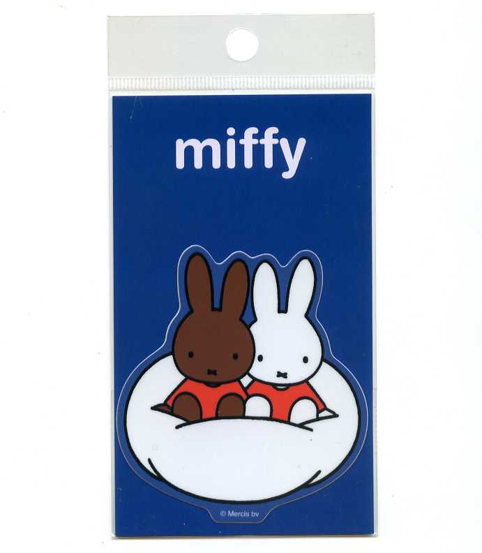 乐天商城 - miffy(ミッフィー) ステッカー　雲 【キャラクター シール】