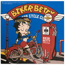 Betty Boop LED Canvas Light(バイカー)【壁掛けLED ウオールアート アメリカン雑貨】