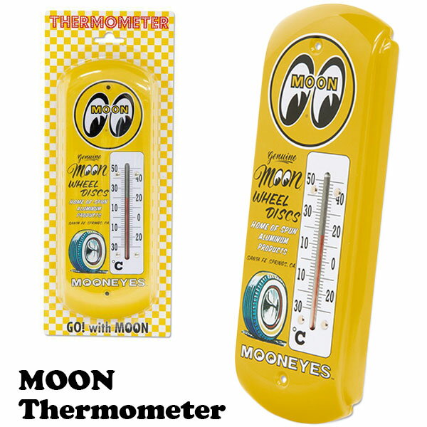 MOON EYES STEEL THERMOMETER(サーモメーター)【温度計 アメリカン】