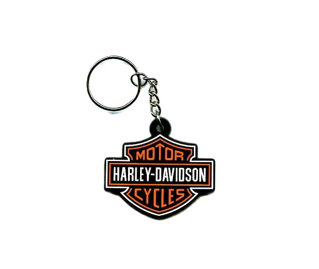 ラバーキーホルダー HARLEY-DAVIDSON(ハーレーダビッドソン　エンブレム)