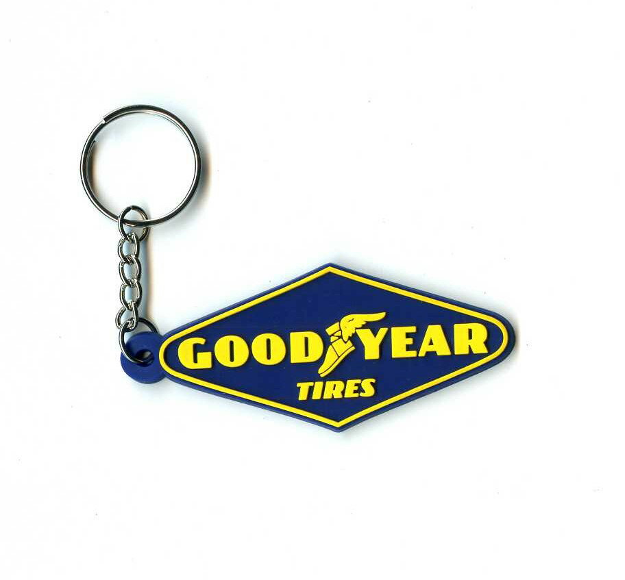 乐天商城 - ラバーキーホルダー GOOD YEAR(グッドイヤー)