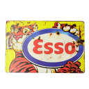 アンティーク風メタルサインボード Esso(タイガー)【看板 アメリカン雑貨 ガレージ 店舗】