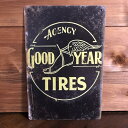 アンティーク風メタルサインボード GOOD YEAR TIRES【看板 アメリカン雑貨 ガレージ 店舗】