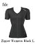 【送料無料】 Posture Shirt 2.0 Zipper Womens Black サイズ：L 【オンサイドワールド】【ALIGNMED】【ポスチャーシャツ ジッパー ウィメンズ(レディース) 黒 サイズ：L】【姿勢コントロールシャツ】【スポーツインナー】