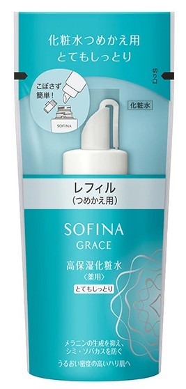 【送料込み】ソフィーナ グレイス 高保湿化粧水（薬用）130ml【とてもしっとり】（つめかえ用）(4.0)