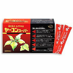 商品名 【全薬工業】養生食品　ヤーコンスーパー茶 内容量 1g×84包 商品説明 「養生」食品 谷阿坤桑は、健康に欠かせない多くの成分を含んだヤーコンの葉・茎と桑の葉から成分抽出し、スプレードライ製法により仕上げた、溶けのよい顆粒タイプの健康茶です。 ヤーコンの葉や茎には、数種の配糖体やタンニンなどのほか、健康に必要なミネラルも含まれています。 日本では古来より健康によいとされ、お茶として愛飲されてきた桑の葉をブレンドしました。 手軽で携帯に便利なスティック包装です。 カフェインは含まれておりません。 ・主な内容成分 配糖体、タンニン、ミネラル お召し上がり方 スティックの封を切り、湯飲みに入れます。 お湯約150mlを注ぎ溶かします。お湯の量は、お好みに合わせて調節してください。 冷水でもおいしくお飲みいただけます。 1日3包を目安にお飲みください。 成分 桑葉、ヤーコン葉・茎、デキストリン、難消化性デキストリン、香料 ご注意 ※本品記載の使用法・使用上の注意をよくお読みの上ご使用下さい。 　区分 　健康食品 JANコード 　4987305961211 　発売元、製造元、輸入元又は販売元 　全薬工業株式会社 備考 商品パッケージ・内容等は、リニューアルに伴い予告なく変更する場合がございますので予めご了承ください。 　広告文責 　株式会社インクレス&nbsp;&nbsp;tel：06-6781-2940