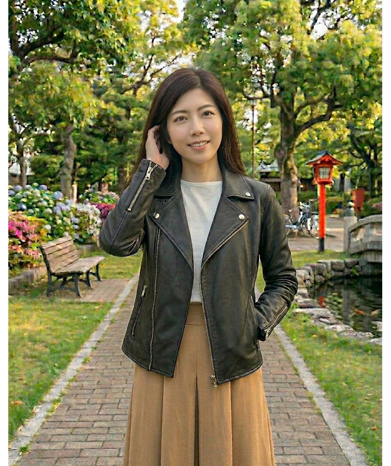 フリーダムレザー革ジャン レディース ラムレザ...の紹介画像2